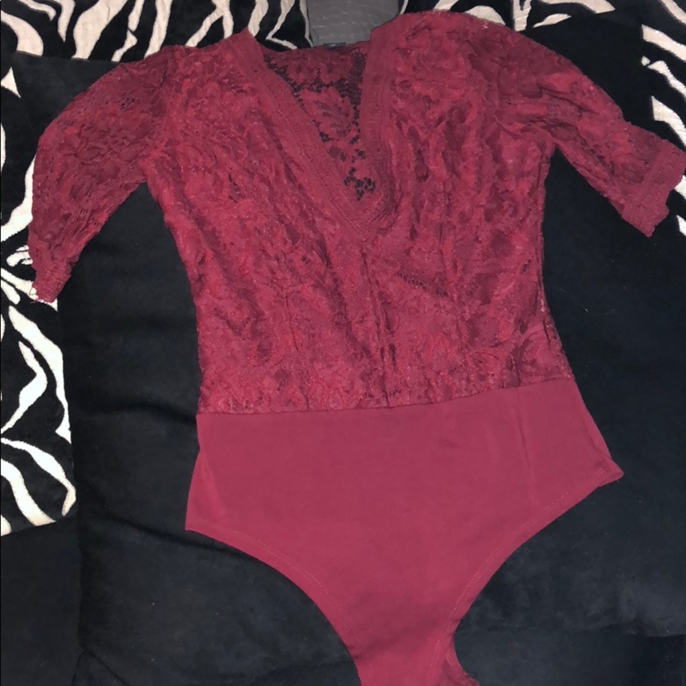 P2: Lace Leotard shirt
